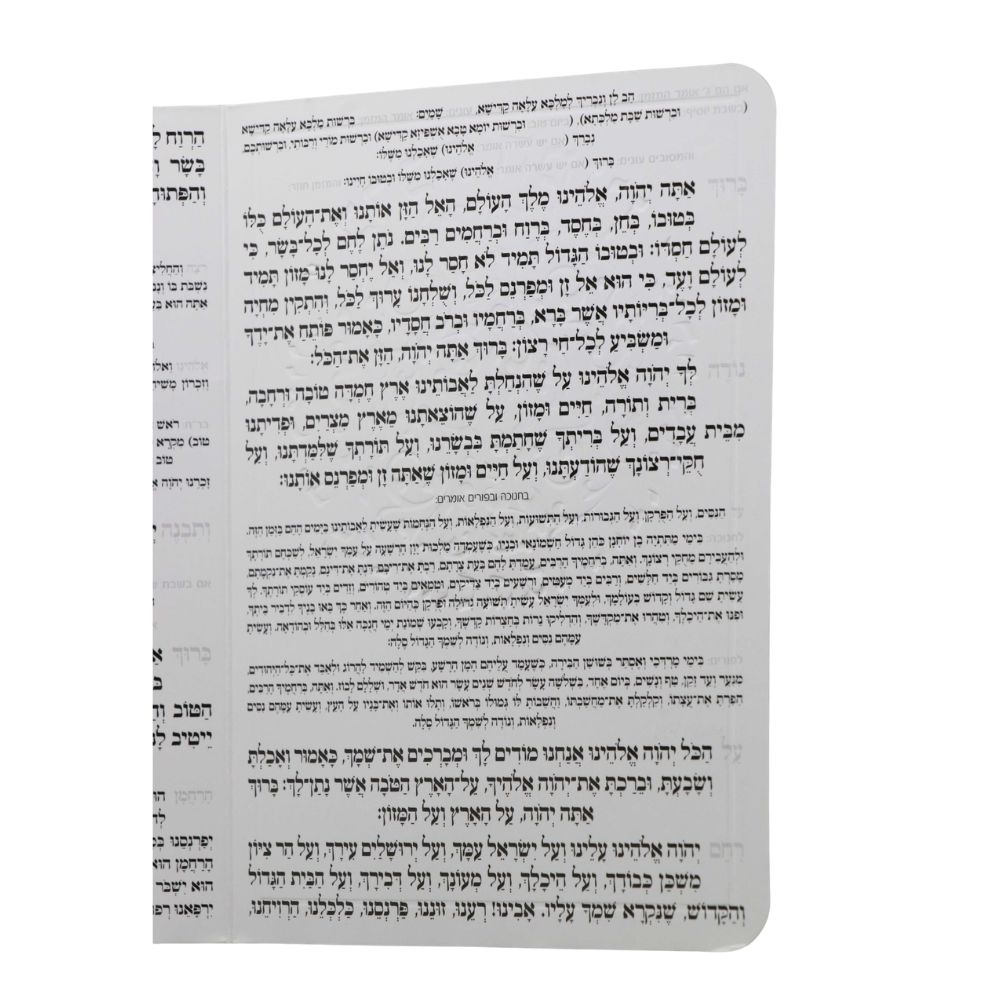 ברכת המזון בעיצוב עמוד – תמונה 3