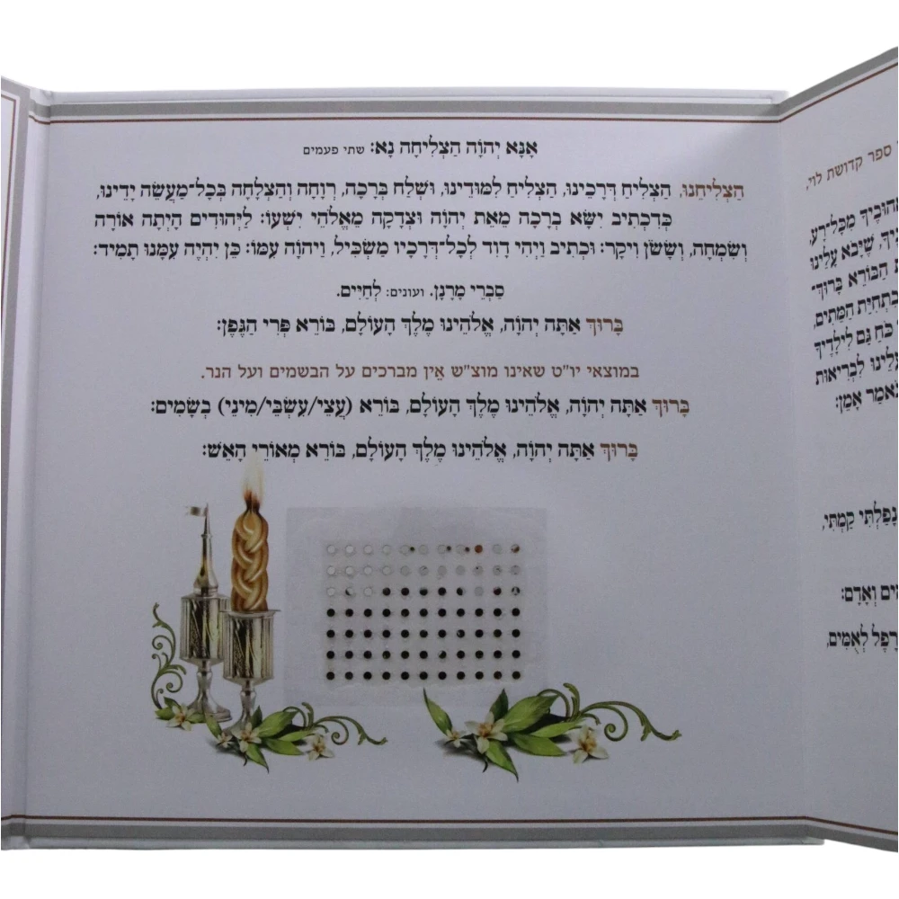 סדר הבדלה דגם נר ובשמים – תמונה 2