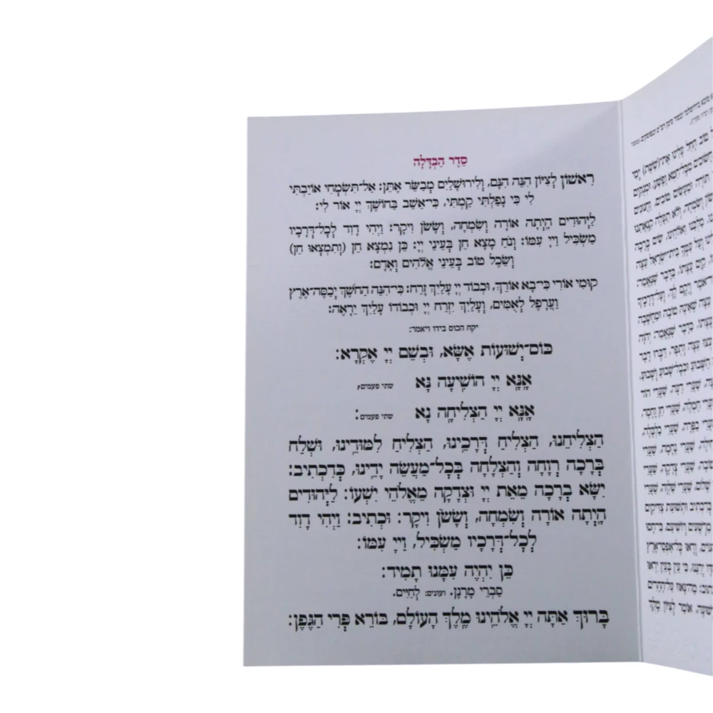 סדר הבדלה דגם תכלת – תמונה 2