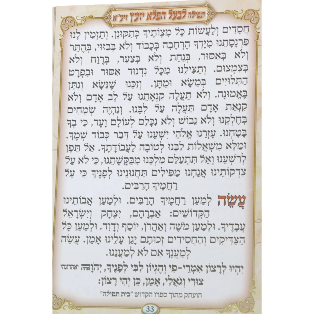 מפתח הפרנסה דגם שרגא – תמונה 4