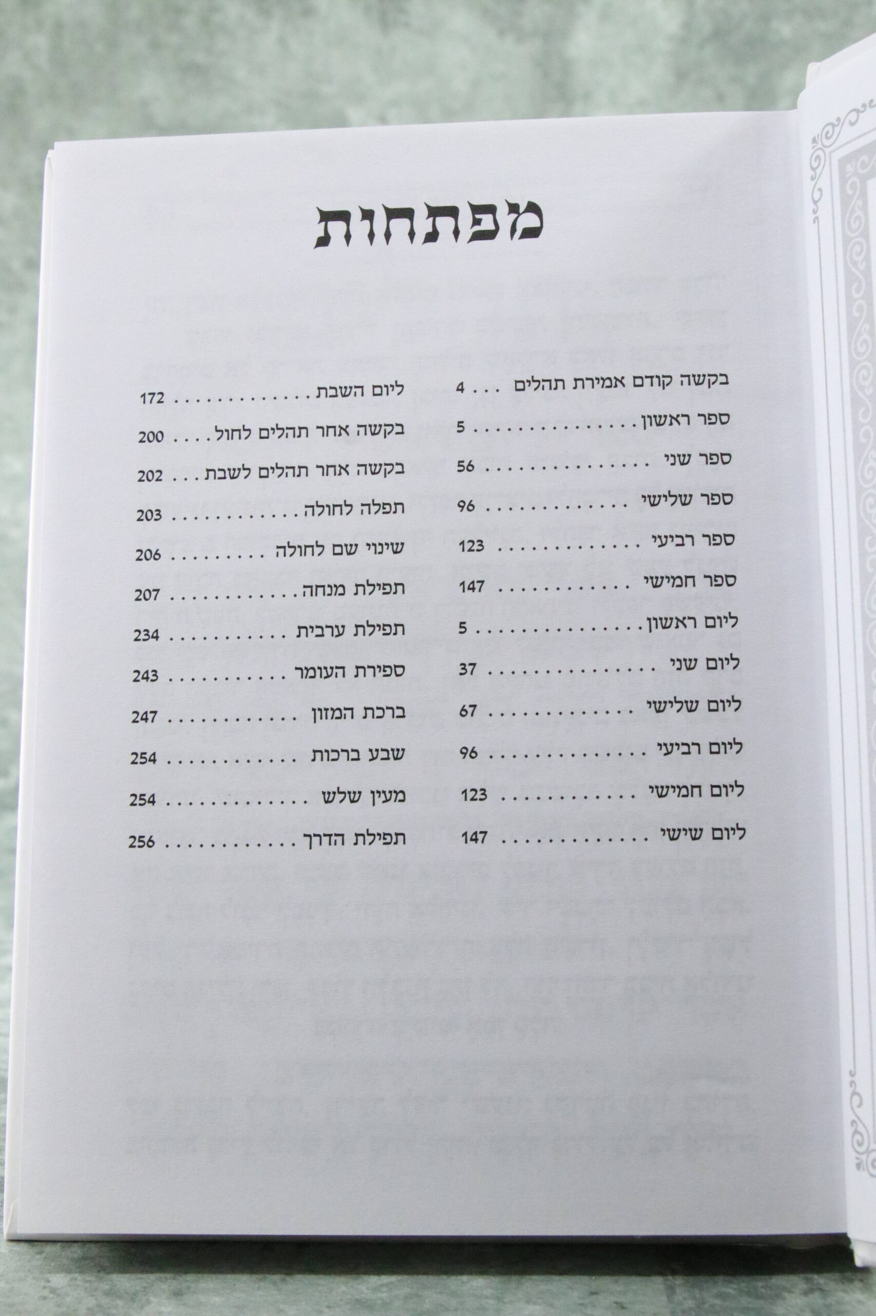 ספר תהילים דגם שער – תמונה 2